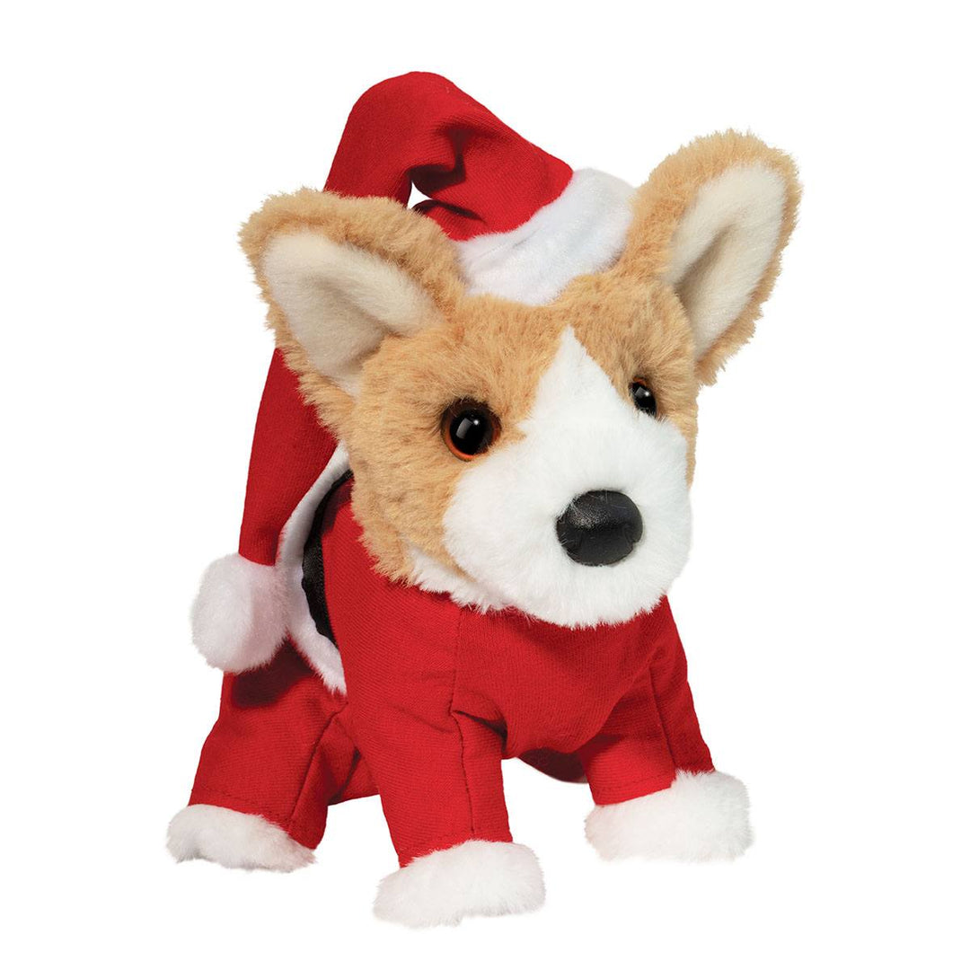 Mini Soft Corgi in Santa Suit Plush-Tools 4 Teaching-Classroom Decor and More