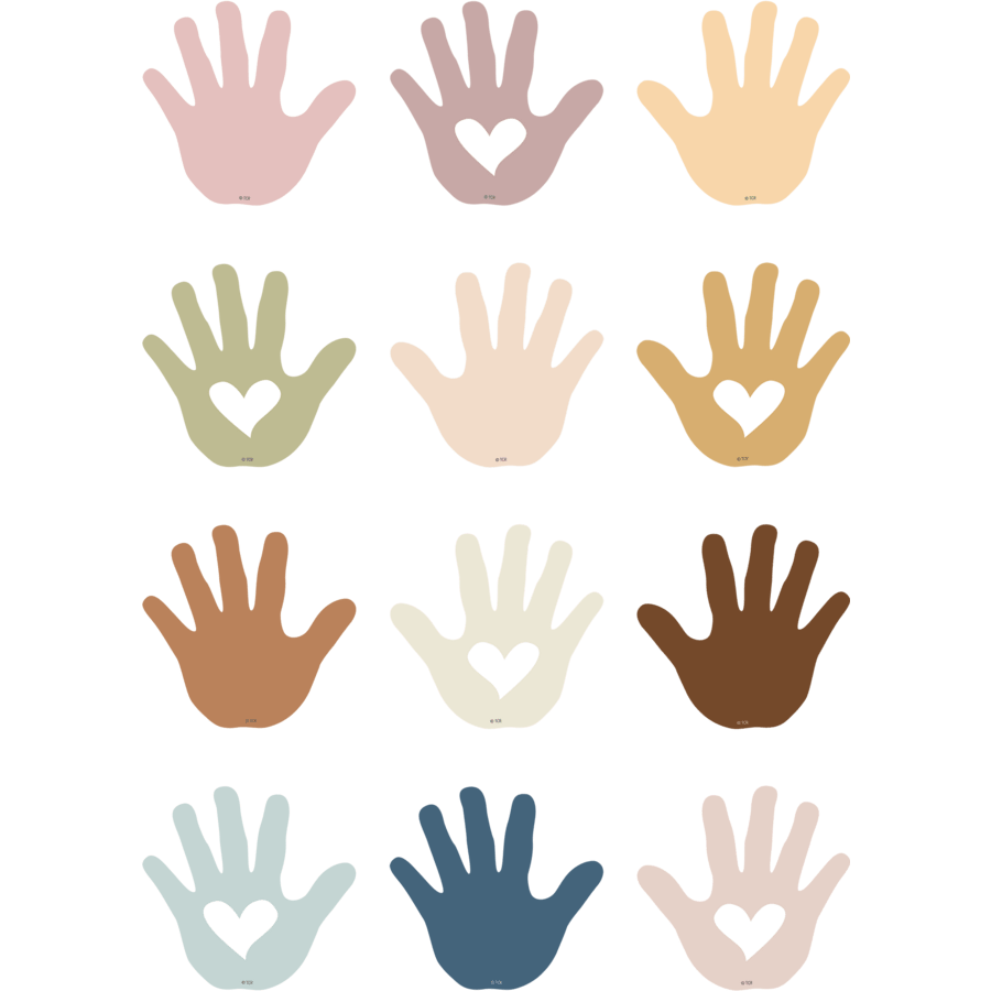 Everyone is Welcome Helping Hands Mini Accents-Mini Accents-Tools 4 Teaching-Classroom Decor and More