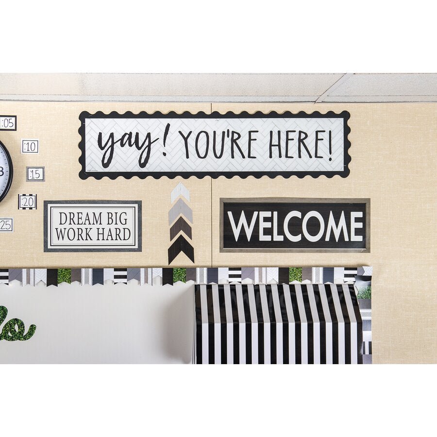 Black Scalloped Border Trim-Borders-Tools 4 Teaching-Classroom Decor and More