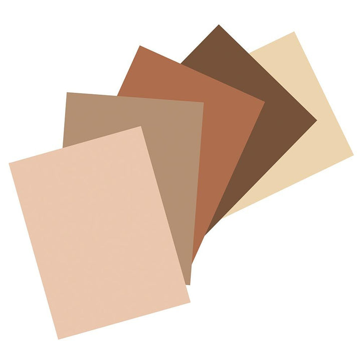 Prang® Shades Of Me Construction Paper 9" X 12" 5 Assorted Skin Tone Colors 50 Sheets-Construction Paper-Tools 4 Teaching-Classroom Decor and More