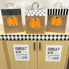 Doodle Pumpkin 6" Designer Cut-Outs-Tools 4 Teaching-Classroom Decor and More