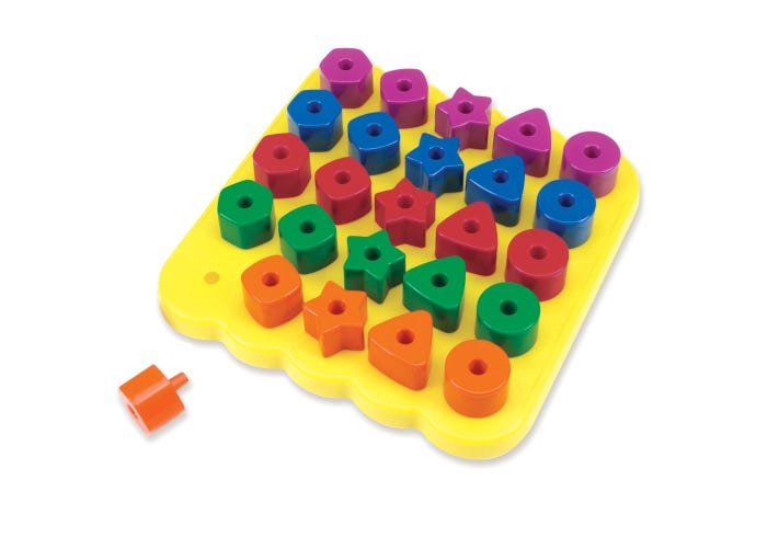 Stacking Shapes Pegboard-Fine Motor-Tools 4 Teaching-Classroom Decor and More