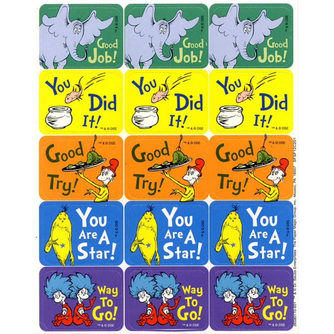 Dr. Seuss™ Success Stickers-Stickers-Tools 4 Teaching-Classroom Decor and More