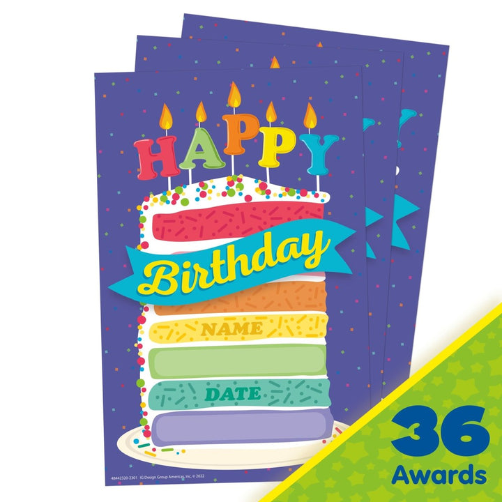Birthday Recognition Award-Birthday-Tools 4 Teaching-Classroom Decor and More