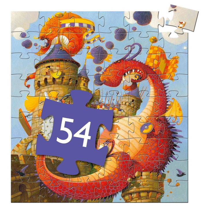Valliant & The Dragon 54pc Silhouette Jigsaw Puzzle-Puzzles-Tools 4 Teaching-Classroom Decor and More