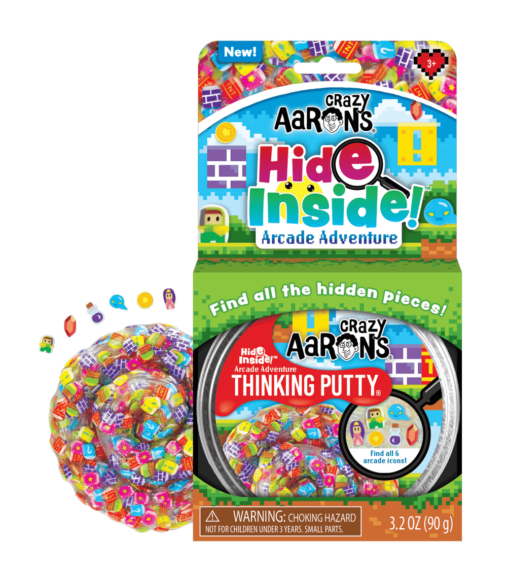 Crazy Aaron's® - Hide Inside!™ Arcade Adventure Thinking Putty®-Thinking Putty-Tools 4 Teaching-Classroom Decor and More