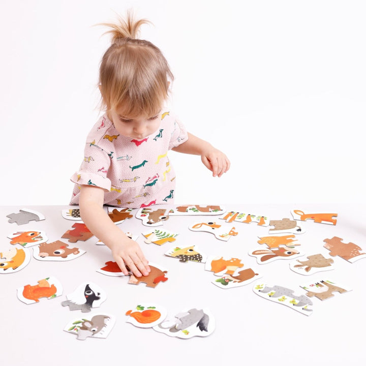 Progressive Puzzles Forest Animals for ages: 2+-Puzzles-Tools 4 Teaching-Classroom Decor and More