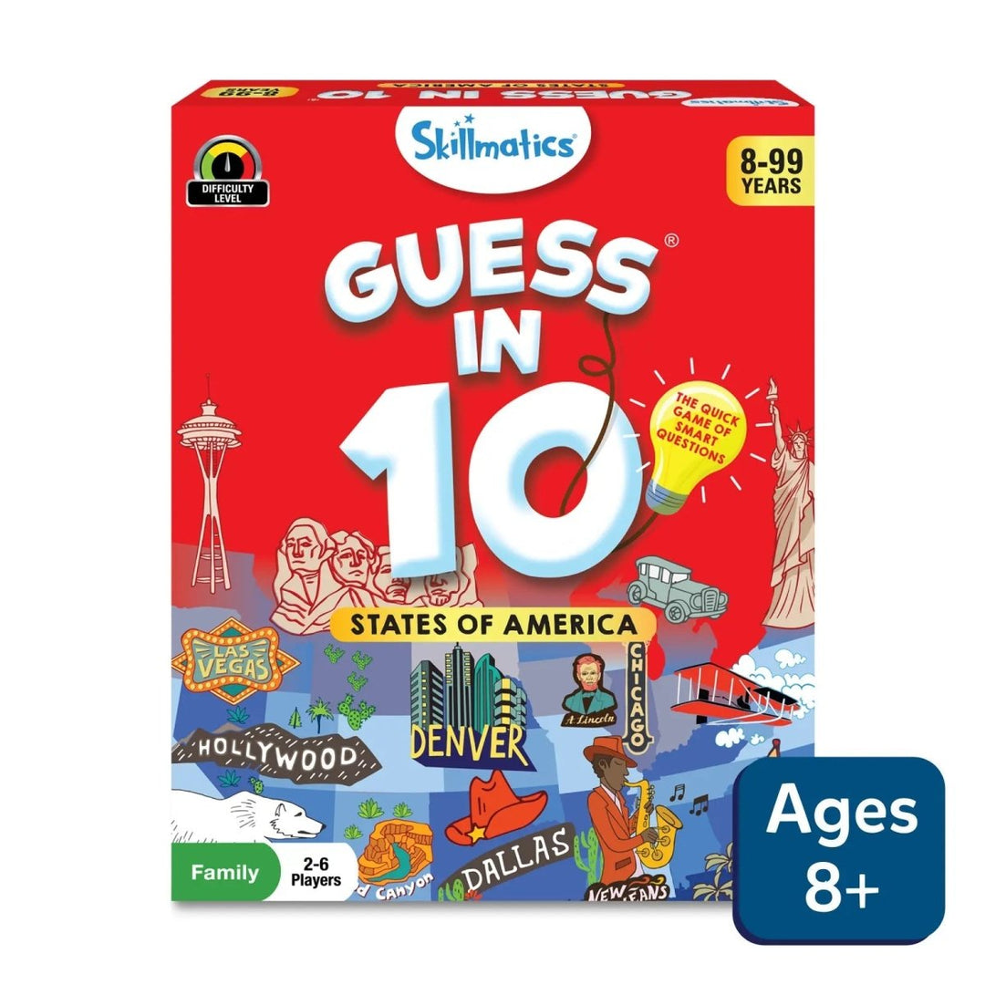 Guess in 10: States Of America | Trivia card game (ages 8+)-Craft Activity-Tools 4 Teaching-Classroom Decor and More