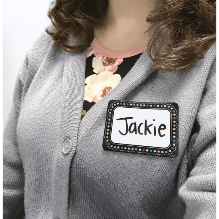 Chalkboard Brights Name Tags/Labels-Nameplates & Name Tags-Tools 4 Teaching-Classroom Decor and More