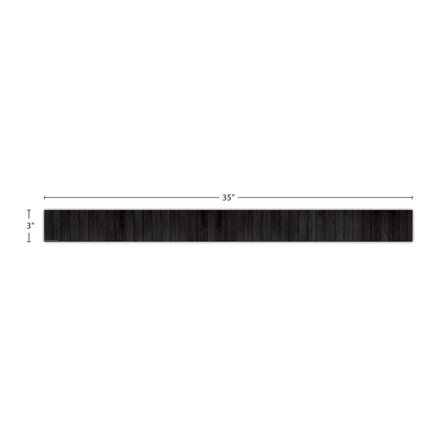 Black Wood Straight Border Trim-Borders-Tools 4 Teaching-Classroom Decor and More
