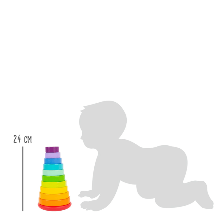 Rainbow Stacking Tower-Baby & Toddler-Tools 4 Teaching-Classroom Decor and More