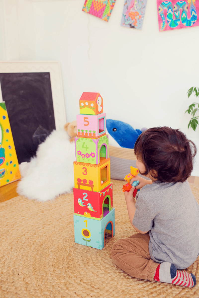 Topanifarm Nest and Stack Blocks + Animals-Baby & Toddler-Tools 4 Teaching-Classroom Decor and More