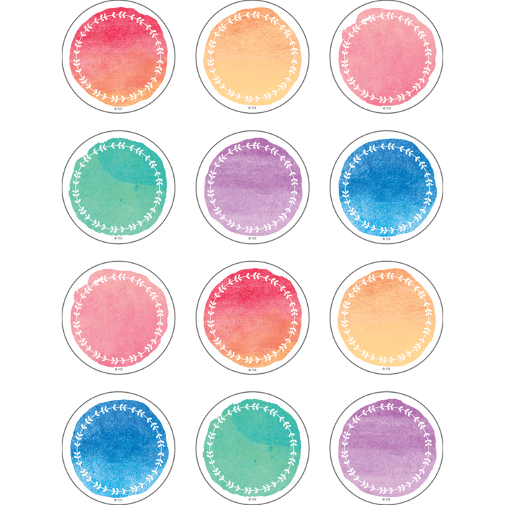 Watercolor Mini Accents-Mini Accents-Tools 4 Teaching-Classroom Decor and More