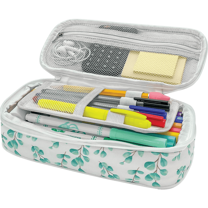 Pencil Case: Eucalyptus-Office Supplies-Tools 4 Teaching-Classroom Decor and More