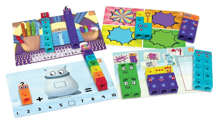 MathLink® Cubes Numberblocks 1–10 Activity Set-Numbers, Counting & Sorting-Tools 4 Teaching-Classroom Decor and More