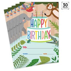 Jungle Friends Happy Birthday Awards-Awards-Tools 4 Teaching-Classroom Decor and More