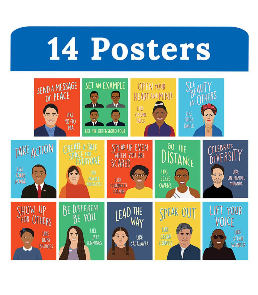 Be an Ally Like Me Mini Poster Set-Posters-Tools 4 Teaching-Classroom Decor and More