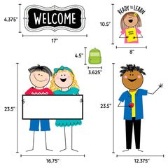All Are Welcome Bulletin Board Set-Bulletin Board Sets-Tools 4 Teaching-Classroom Decor and More