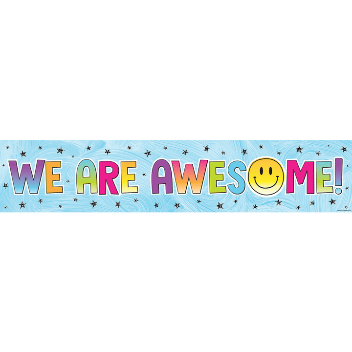 Brights 4Ever We Are Awesome! Banner-Banner-Tools 4 Teaching-Classroom Decor and More