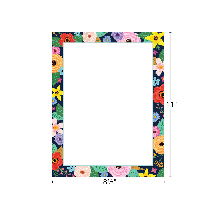 Wildflowers Computer Paper-Computer Paper-Tools 4 Teaching-Classroom Decor and More