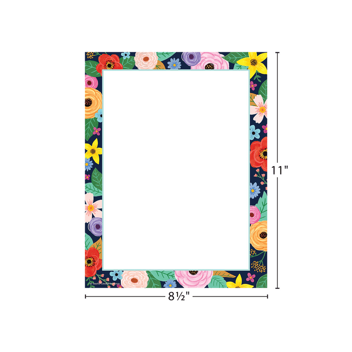 Wildflowers Computer Paper-Computer Paper-Tools 4 Teaching-Classroom Decor and More