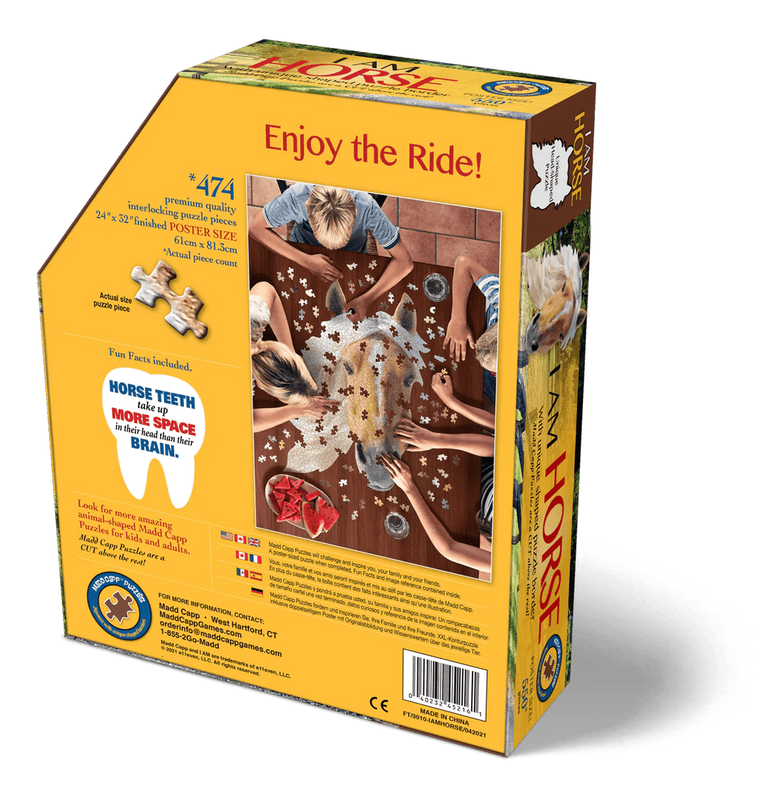*I AM HORSE 550 pcs Puzzle-Puzzles-Tools 4 Teaching-Classroom Decor and More