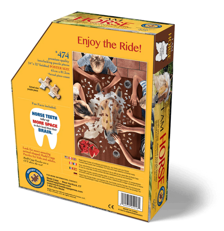 *I AM HORSE 550 pcs Puzzle-Puzzles-Tools 4 Teaching-Classroom Decor and More