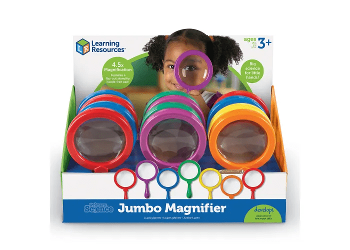 Primary Science® Jumbo Magnifier (Assorted)-Science & STEM-Tools 4 Teaching-Classroom Decor and More