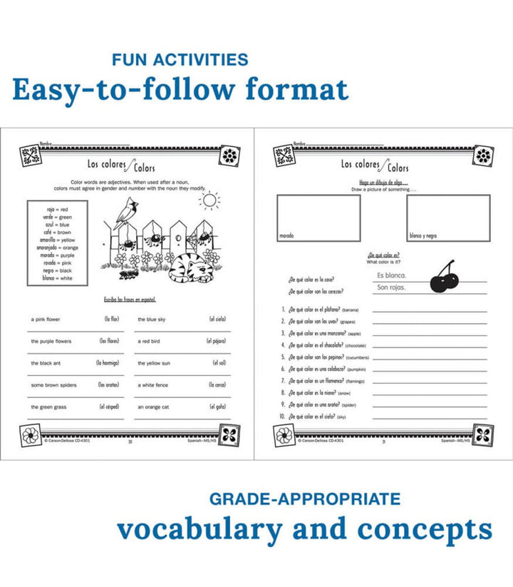 Skills for Success Spanish Resource Book Grade 6-12 Paperback-Writing-Tools 4 Teaching-Classroom Decor and More