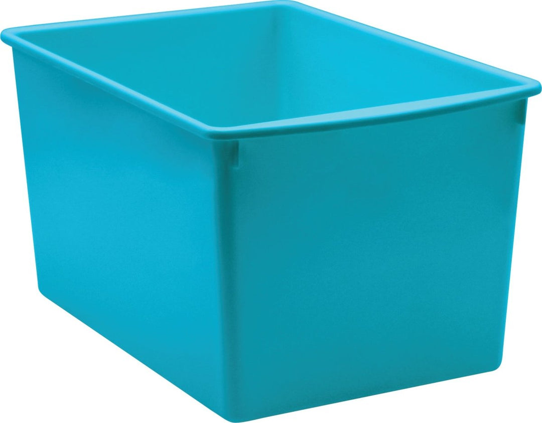 Plastic Multi-Purpose Bin: Teal-Organization-Tools 4 Teaching-Classroom Decor and More