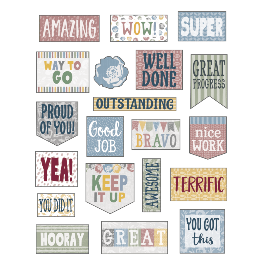 Classroom Cottage Stickers-Stickers-Tools 4 Teaching-Classroom Decor and More