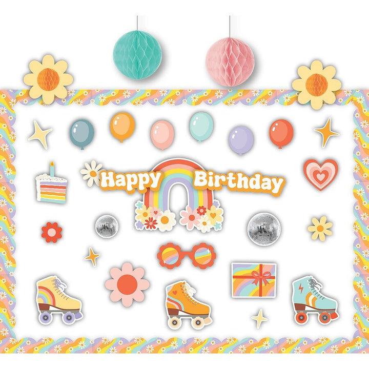 Roller Disco Birthday Create and Decorate Quick Kit-Craft Activity-Tools 4 Teaching-Classroom Decor and More
