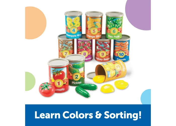 1 to 10 Counting Cans-Numbers, Counting & Sorting-Tools 4 Teaching-Classroom Decor and More