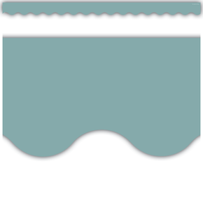 Scalloped Border Trim: Calming Blue-Borders-Tools 4 Teaching-Classroom Decor and More