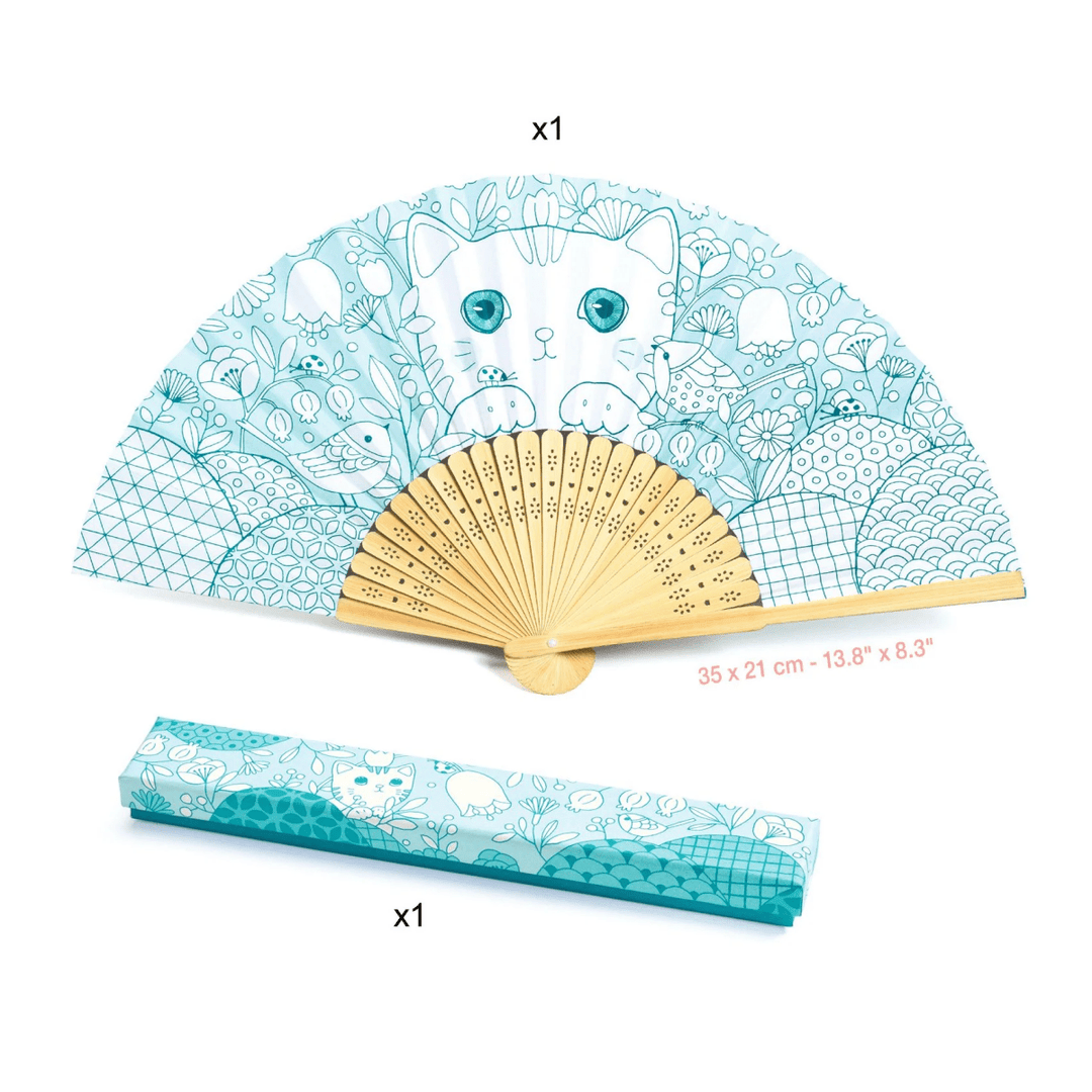 Koneko DIY Fan and Case Craft Kit-Craft Activity-Tools 4 Teaching-Classroom Decor and More