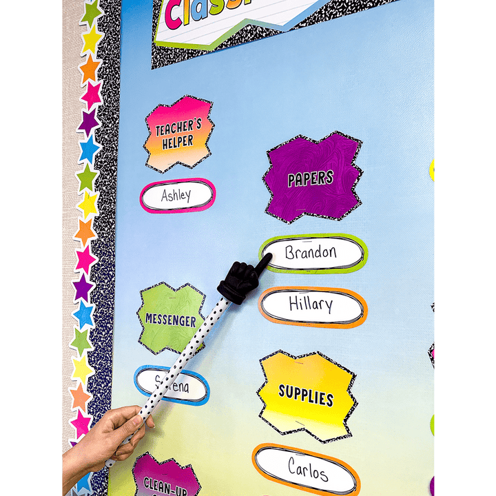 Black Painted Dots Hand Pointer-Classroom Essentials-Tools 4 Teaching-Classroom Decor and More