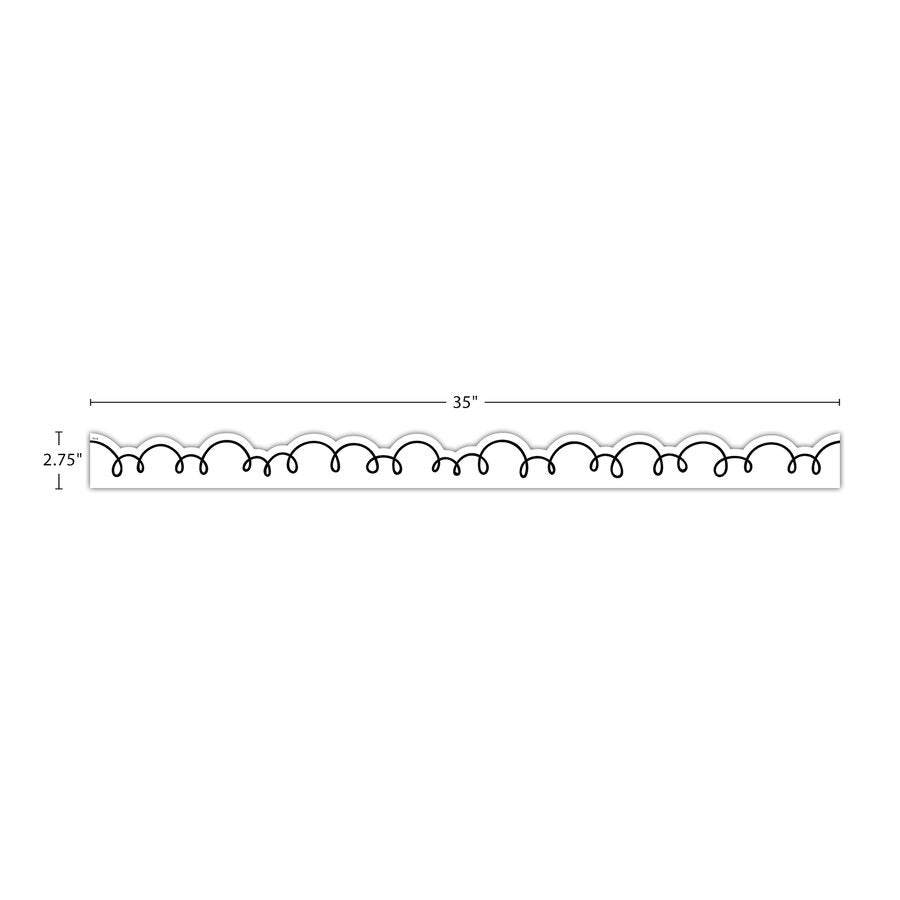 White with Black Squiggles Die-Cut Border Trim-Borders-Tools 4 Teaching-Classroom Decor and More