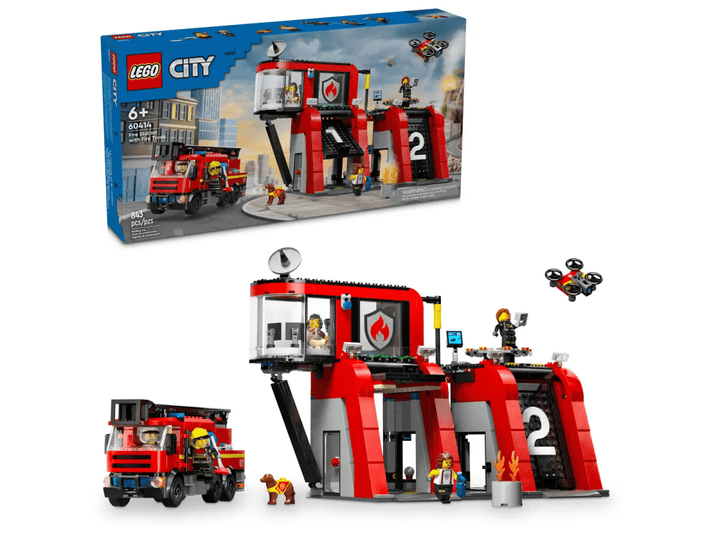 LEGO® City Fire Station with Fire Truck-LEGO-Tools 4 Teaching-Classroom Decor and More