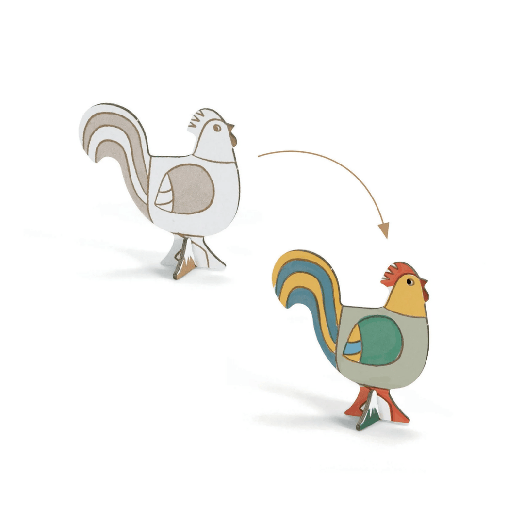 *Farm Color. Assemble. Play. DIY Craft Kit-Arts & Crafts-Tools 4 Teaching-Classroom Decor and More