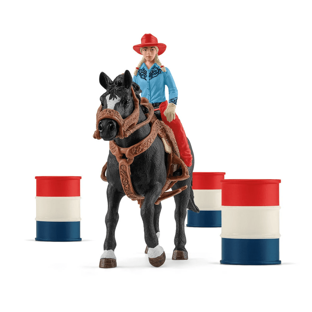 Cowgirl Barrel Racing Fun-Schleich USA-Tools 4 Teaching-Classroom Decor and More