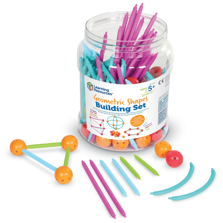 Geometric Shapes Building Set-Fractions, Geometry & Measurement-Tools 4 Teaching-Classroom Decor and More