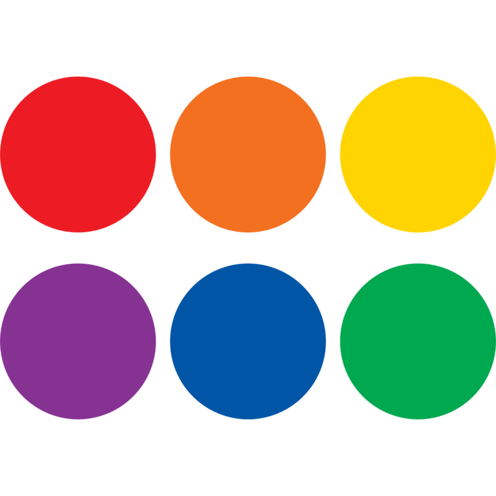 Spot On Carpet Markers Colorful Circles - 4"-Classroom Essentials-Tools 4 Teaching-Classroom Decor and More