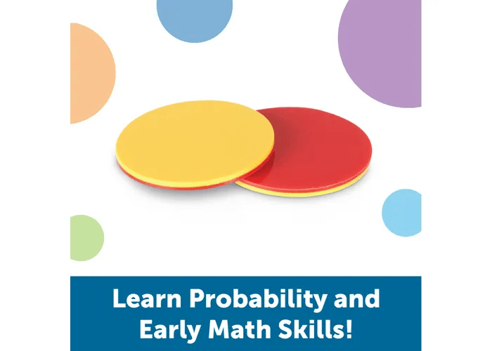 Red & Yellow Counters, Set of 200-Numbers, Counting & Sorting-Tools 4 Teaching-Classroom Decor and More