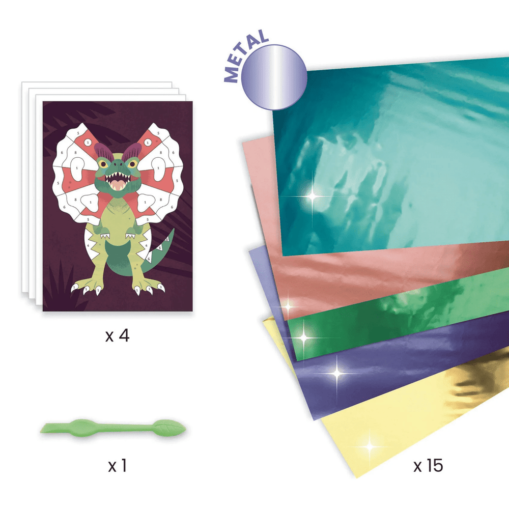 *Jurassic Rub-On Foil Transfer Craft Kit-Craft Activity-Tools 4 Teaching-Classroom Decor and More