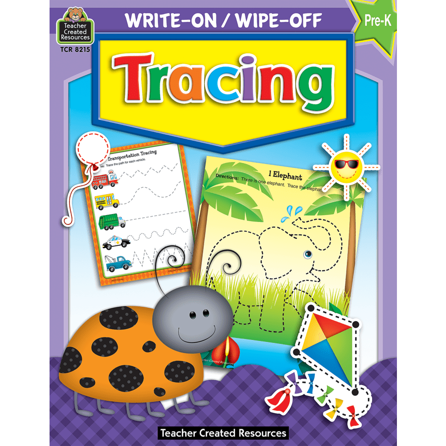 Tracing Write-On Wipe-Off Book-Handwriting Books-Tools 4 Teaching-Classroom Decor and More