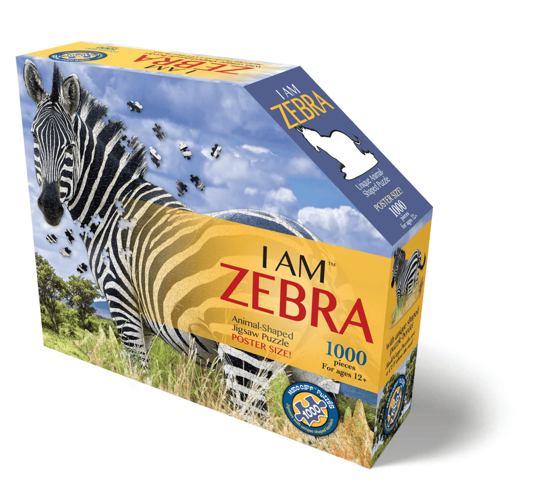 *I AM ZEBRA 1000 pcs Puzzle-Puzzles-Tools 4 Teaching-Classroom Decor and More