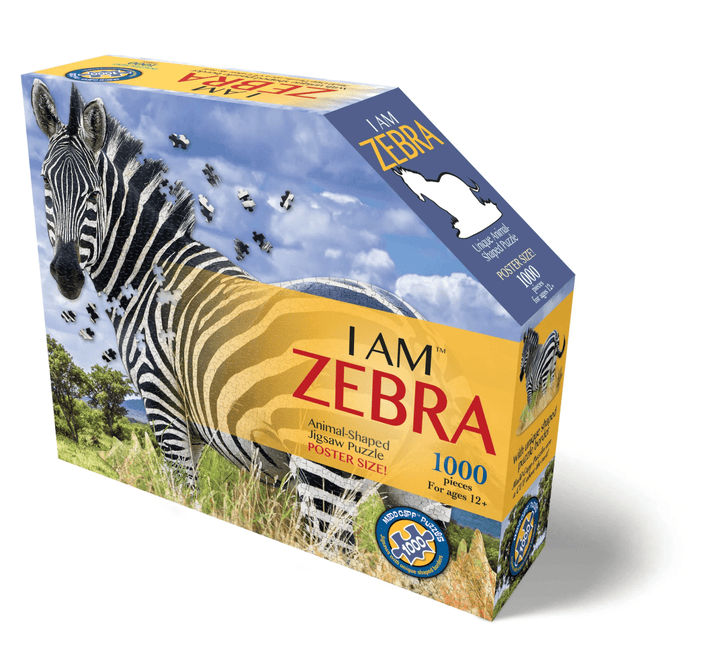 *I AM ZEBRA 1000 pcs Puzzle-Puzzles-Tools 4 Teaching-Classroom Decor and More
