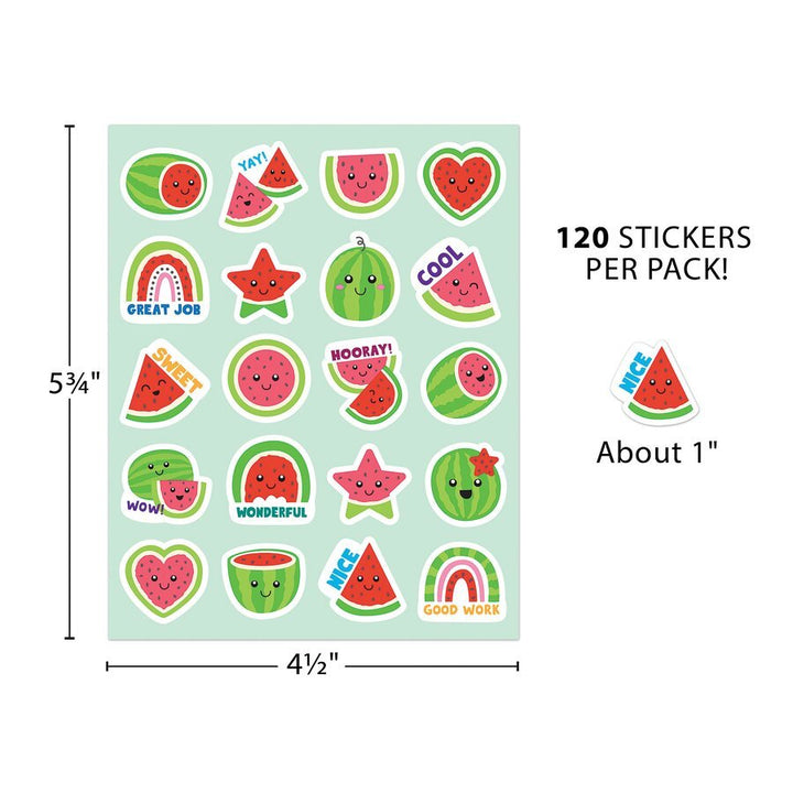 Watermelon Smelly Stickers-Stickers-Tools 4 Teaching-Classroom Decor and More