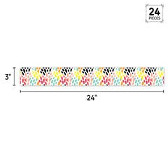 Jungle Friends Messy Tracks EZ Border-Borders-Tools 4 Teaching-Classroom Decor and More