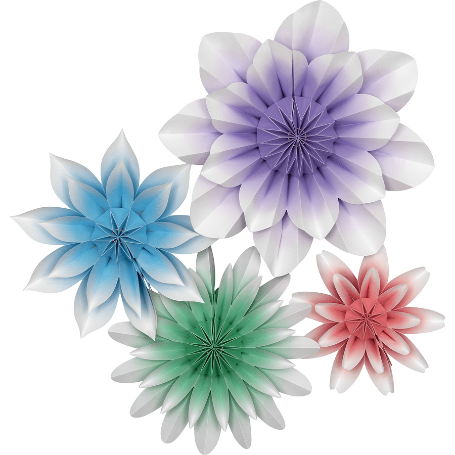 Floral Bloom Paper Flowers-Accents-Tools 4 Teaching-Classroom Decor and More